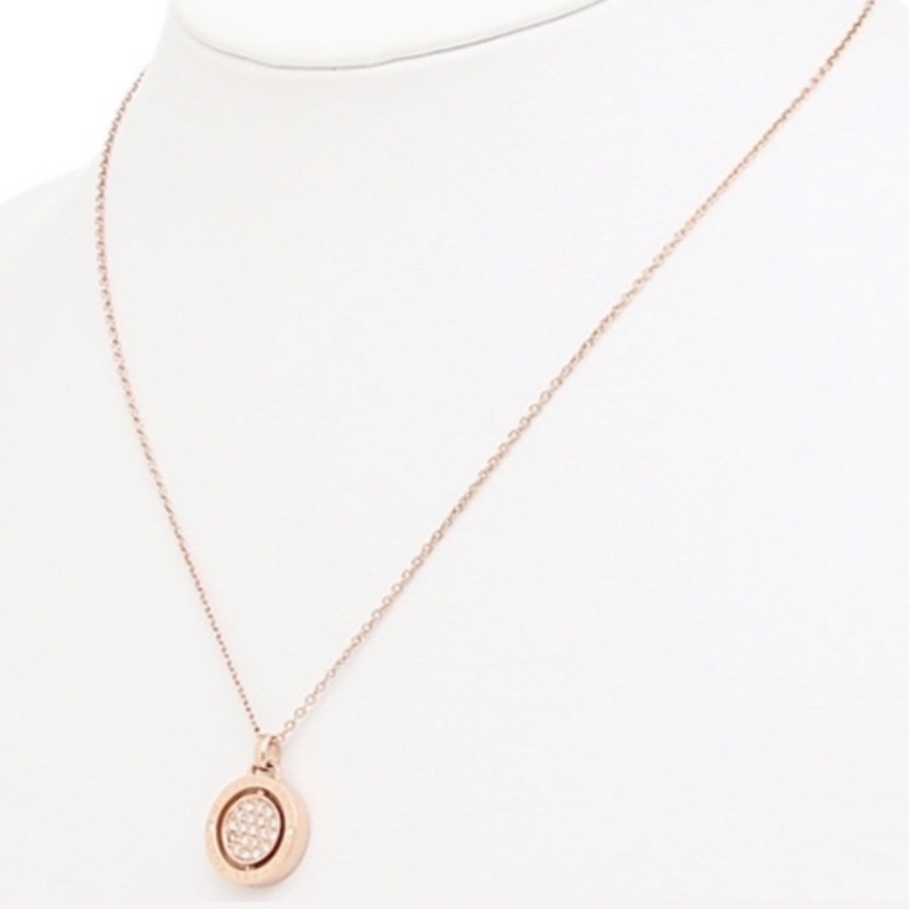 NWT authentic MK rose gold tone flip charm pendant - Picture 7 of 7